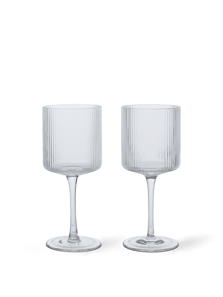 Ripple White Wine Glasses 26 cl - Set of 2