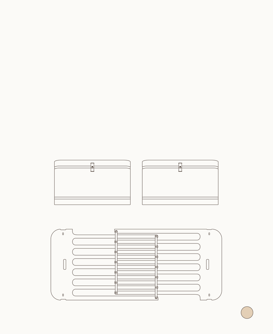 Mini+ sibling kit (additional parts to Mini+ cot bed incl. junior kit, oak)