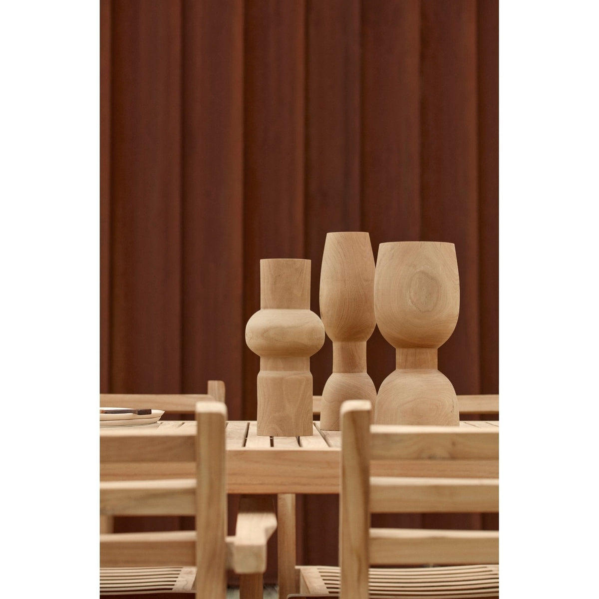Carl Hansen - AH902 Dining Table, square - untreated teak - Skandium London