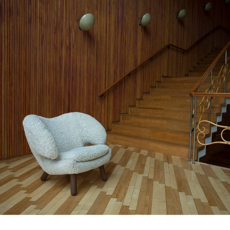 House of Finn Juhl - Pelican Lounge Chair - Sheepskin - Skandium London