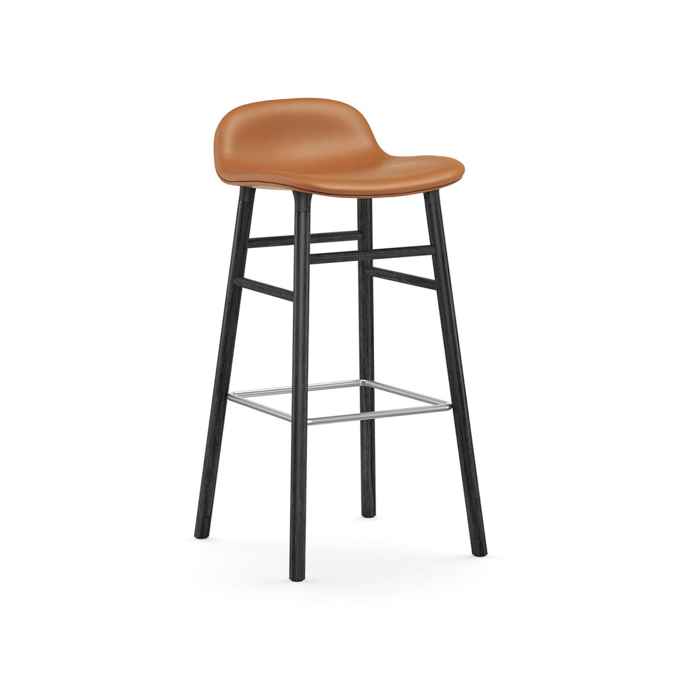 Form Barstool 75cm Wood - Full Upholstery