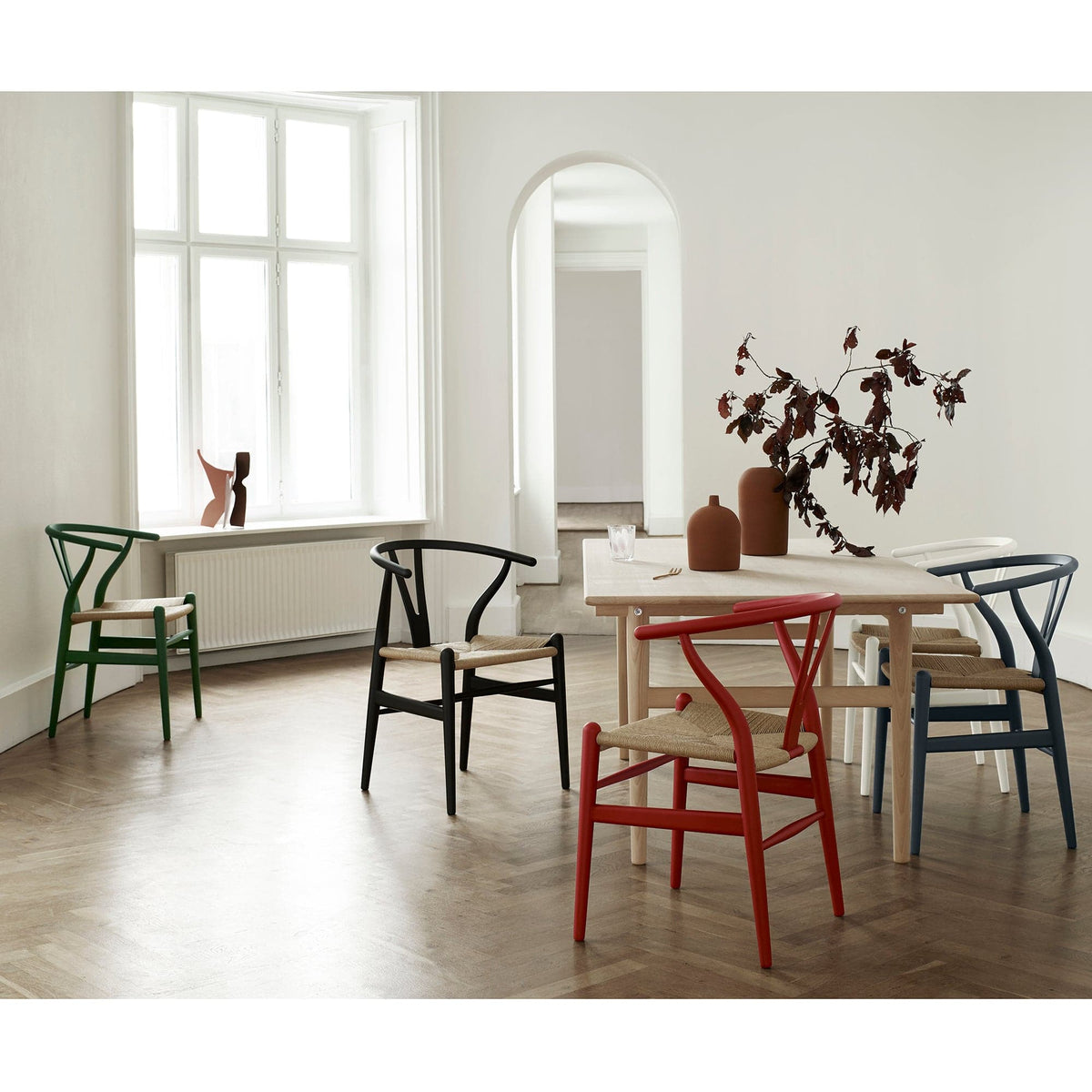 Carl Hansen - CH24 Wishbone Chair - Beech - Soft colours - Skandium London