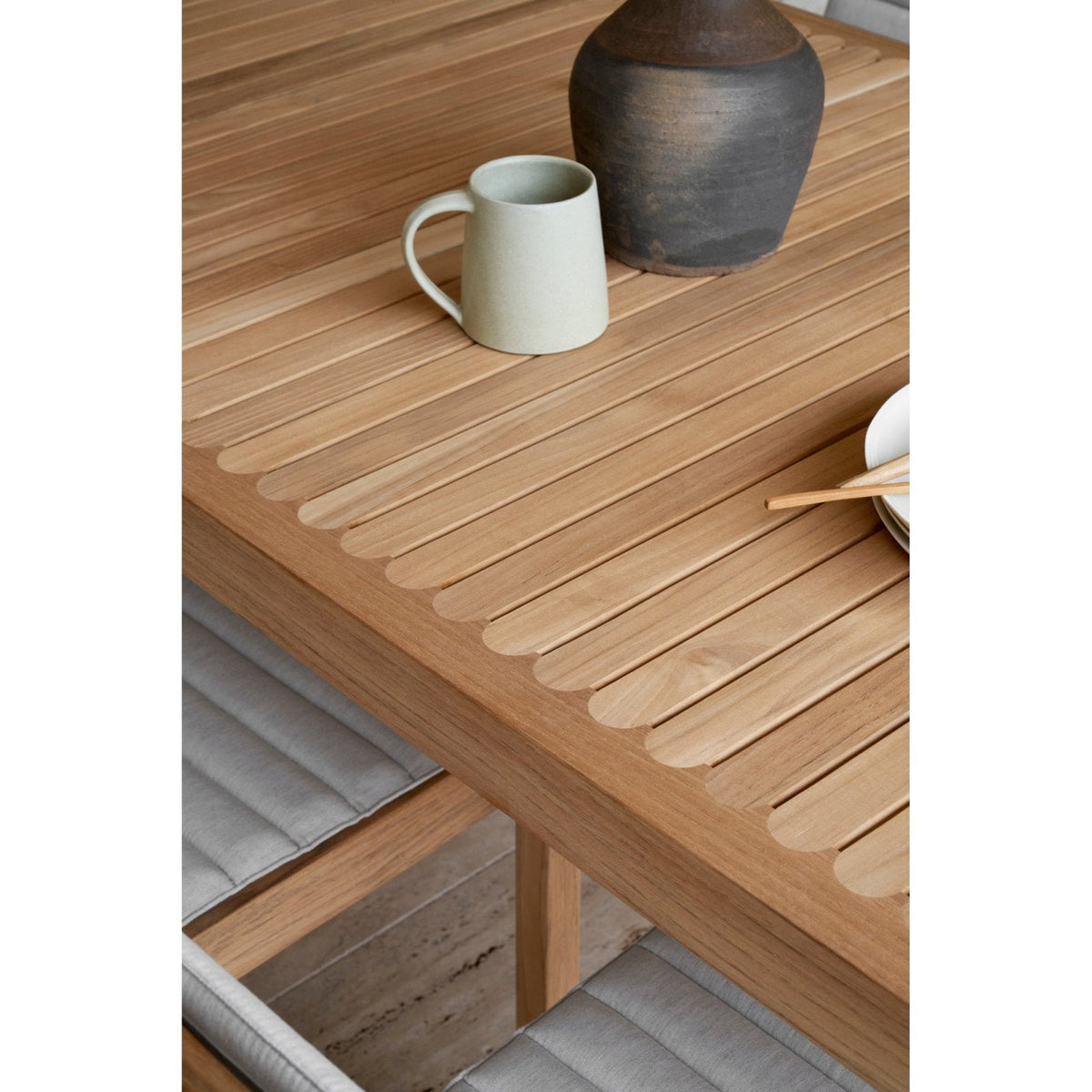 Carl Hansen - AH902 Dining Table, square - untreated teak - Skandium London