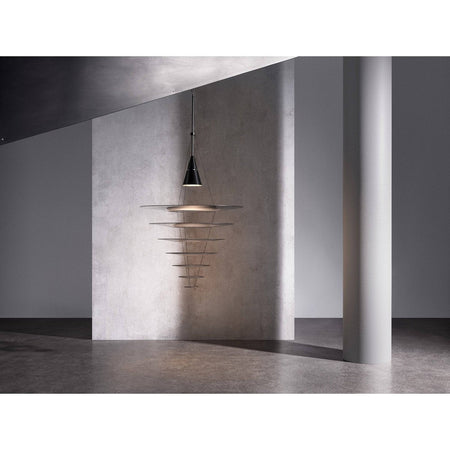 Louis Poulsen - Enigma pendant lamp, black - Skandium London