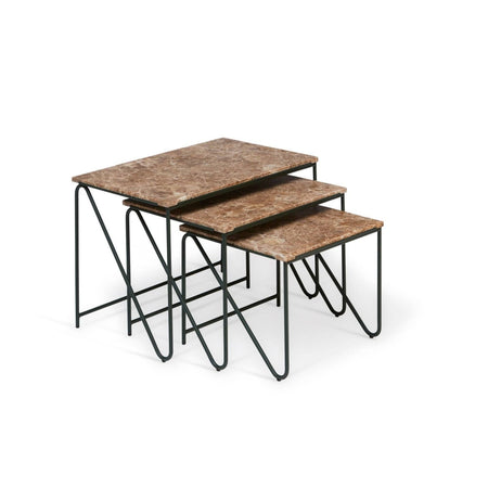 Please Wait to be Seated - Triptych Nesting tables - Skandium London