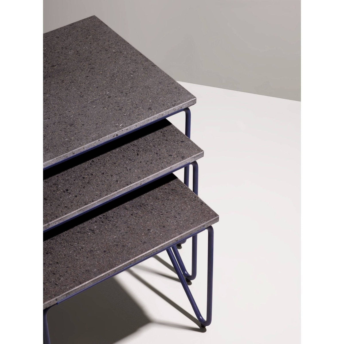 Please Wait to be Seated - Triptych Nesting tables - Skandium London