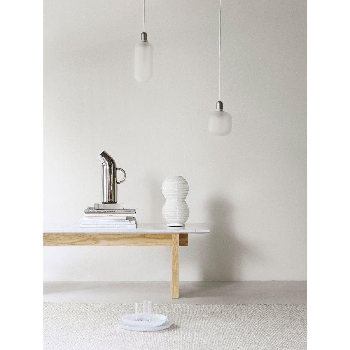 Normann Copenhagen - Puff Table Lamp Twist White - Skandium London
