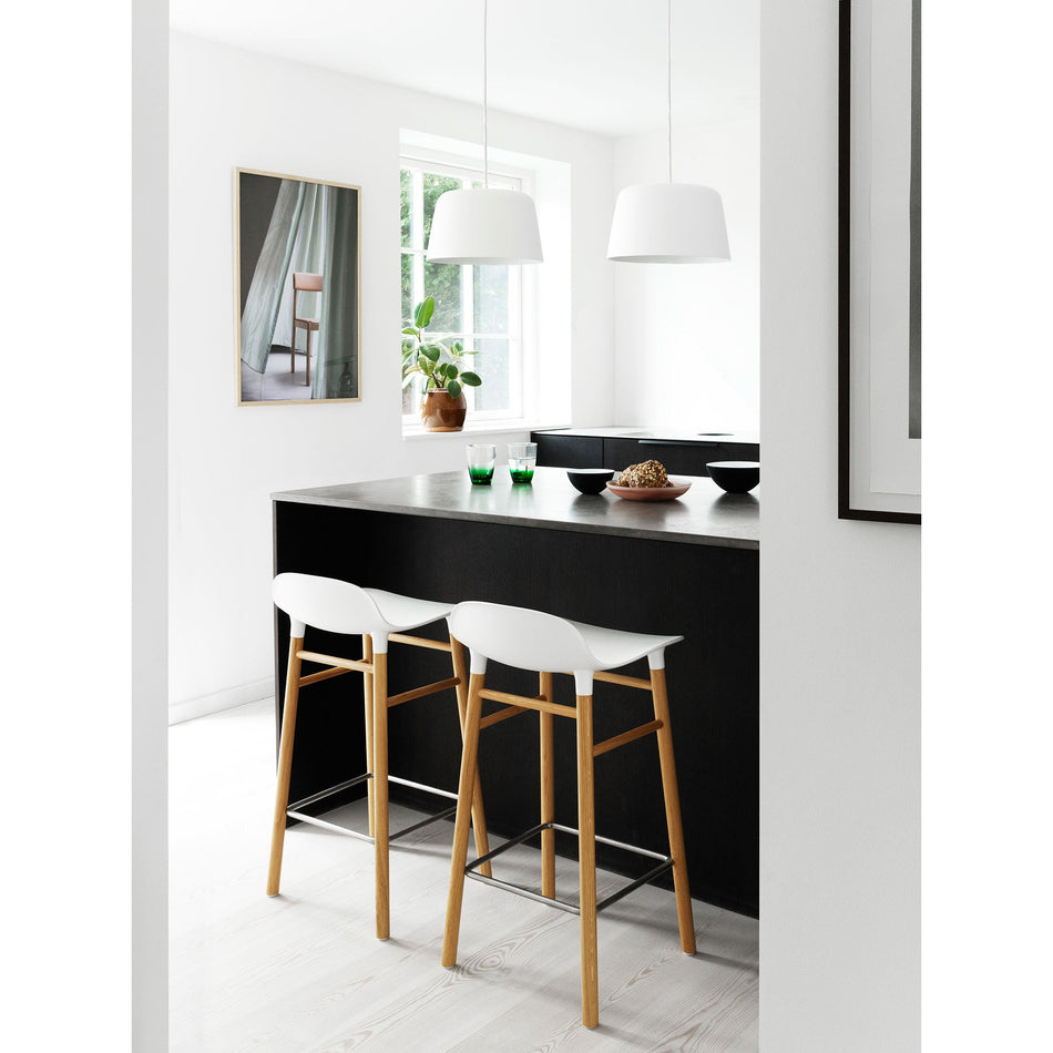Form Barstool 65cm Wood