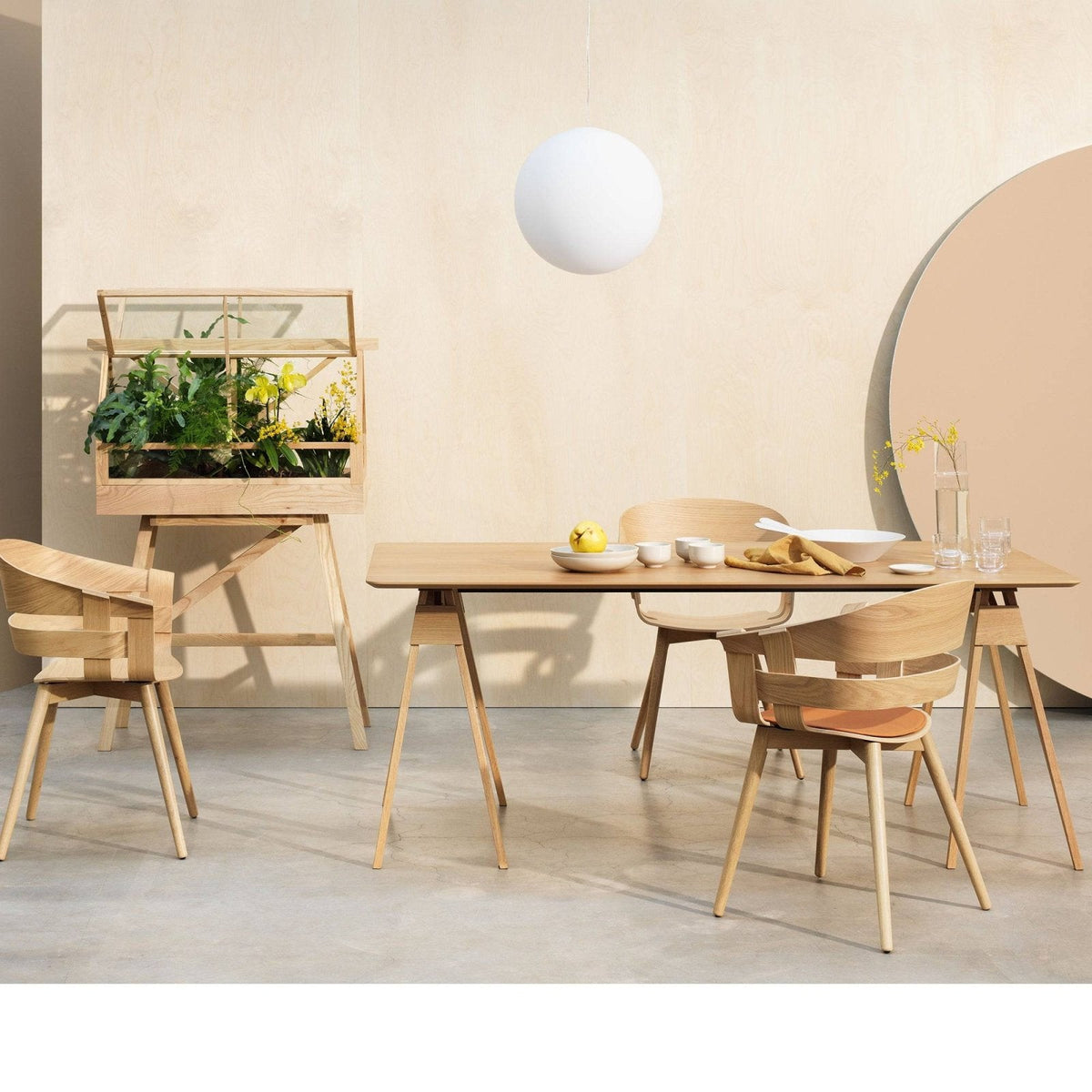 Design House Stockholm - Luna lamp - opaque glass - Skandium London