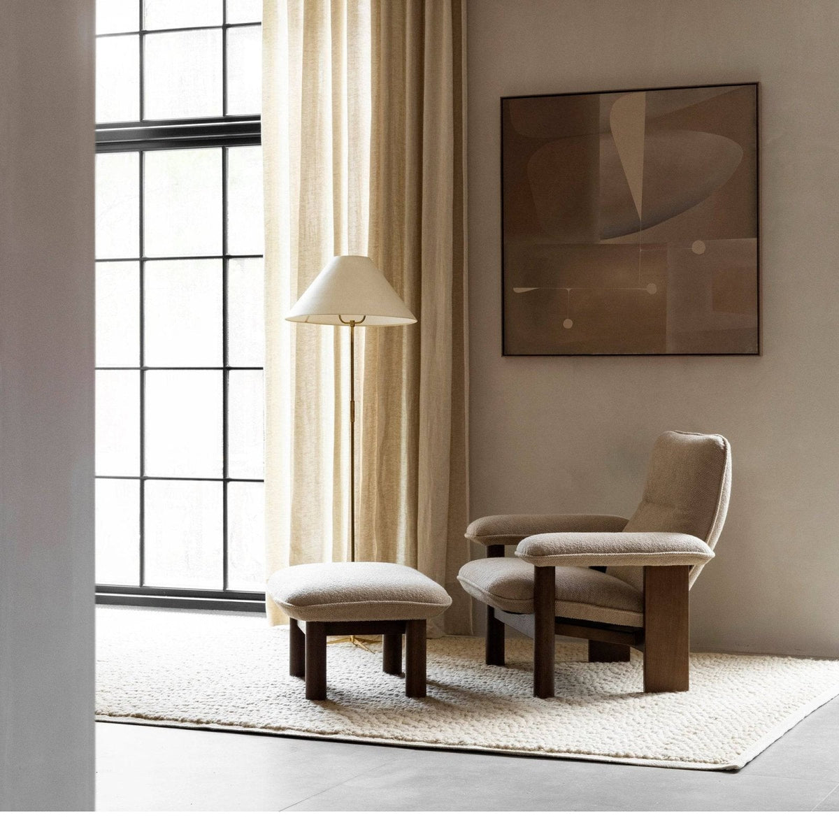 Audo (Menu) - Brasilia lounge chair - fabric - Skandium London