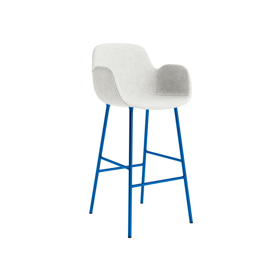 Form Bar Armchair 75cm Steel - Full Upholstery
