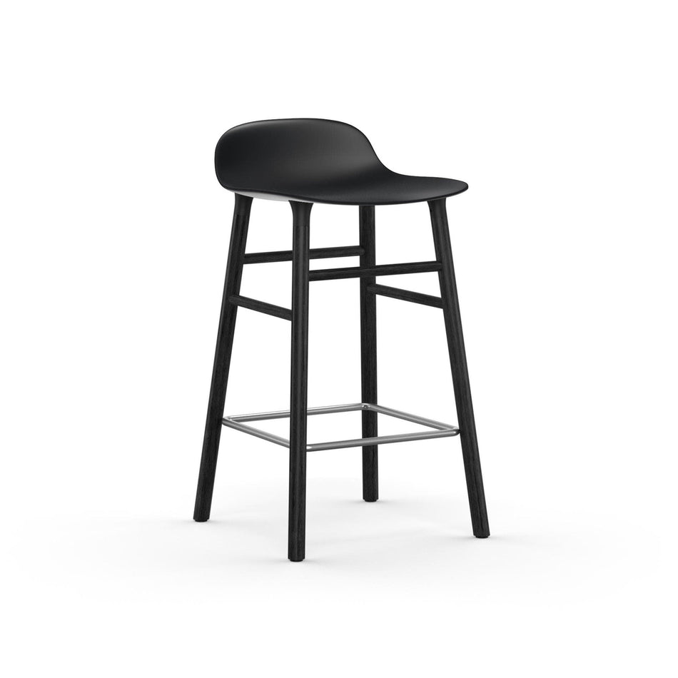 Form Barstool 65cm Wood