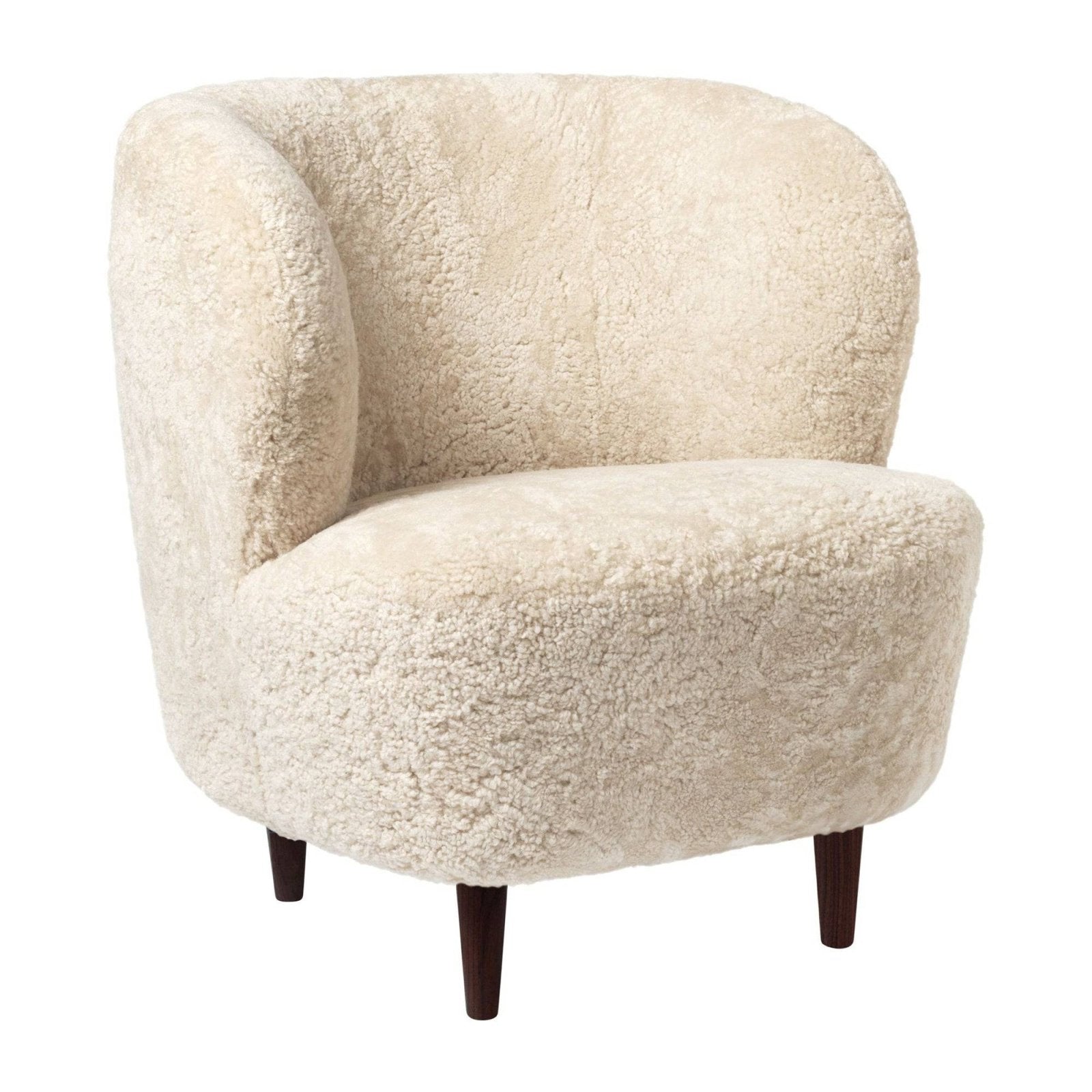 Gubi - Stay Lounge Chair - Small - Wooden Legs - Skandium London
