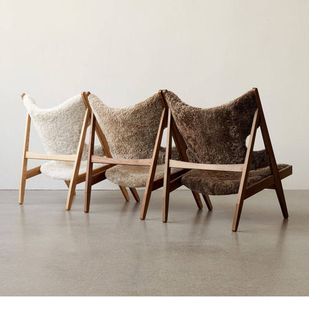Audo - Knitting Lounge Chair - Sheepskin - Skandium London