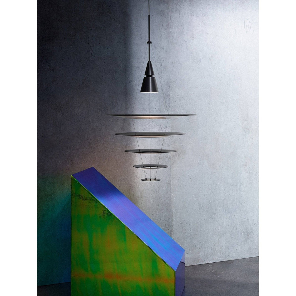 Louis Poulsen - Enigma pendant lamp, black - Skandium London