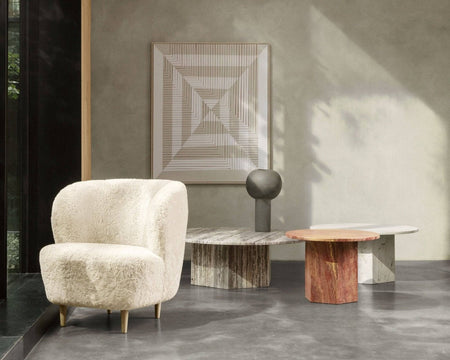 Gubi - Stay Lounge Chair - Small - Wooden Legs - Skandium London