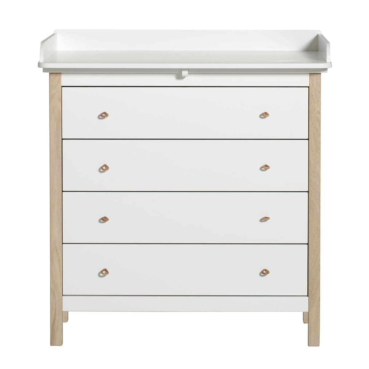 Oliver Furniture - Nursery dresser, white/oak - Skandium London