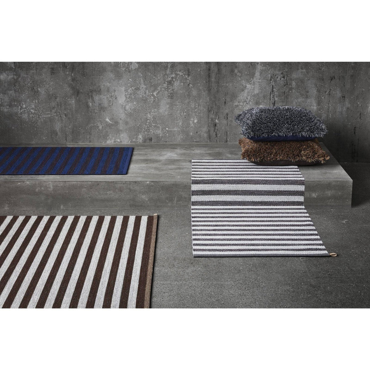 Kasthall - Narrow Stripe Icon Rug, Indigo Dream 221 - Skandium London