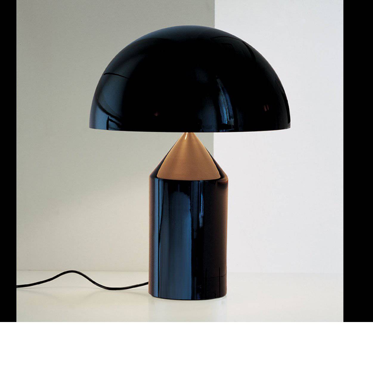 Oluce - Atollo table lamp, Black - Skandium London